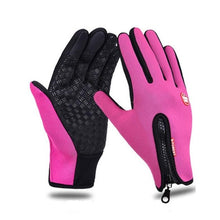Load image into Gallery viewer, Windstopers Gloves Anti Slip Windproof Thermal Warm Touchscreen Glove Breathable Tactico Winter Men Women Black Zipper Gloves