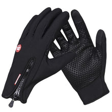 Load image into Gallery viewer, Windstopers Gloves Anti Slip Windproof Thermal Warm Touchscreen Glove Breathable Tactico Winter Men Women Black Zipper Gloves