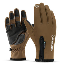 Load image into Gallery viewer, 5 Size Cold-proof Unisex Waterproof Winter Gloves Cycling Fluff Warm Gloves For Touchscreen Cold Weather Windproof Anti Slip