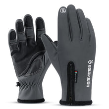 Load image into Gallery viewer, 5 Size Cold-proof Unisex Waterproof Winter Gloves Cycling Fluff Warm Gloves For Touchscreen Cold Weather Windproof Anti Slip